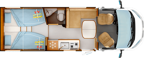 Day layout RAPIDO C55