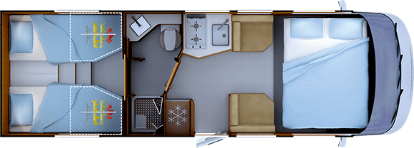Night layout RAPIDO C66i