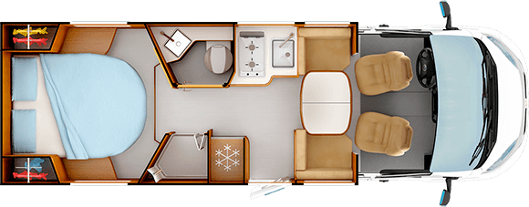 Day layout RAPIDO C86