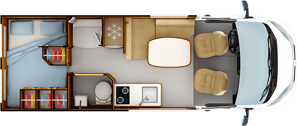 Day layout RAPIDO V65 XL